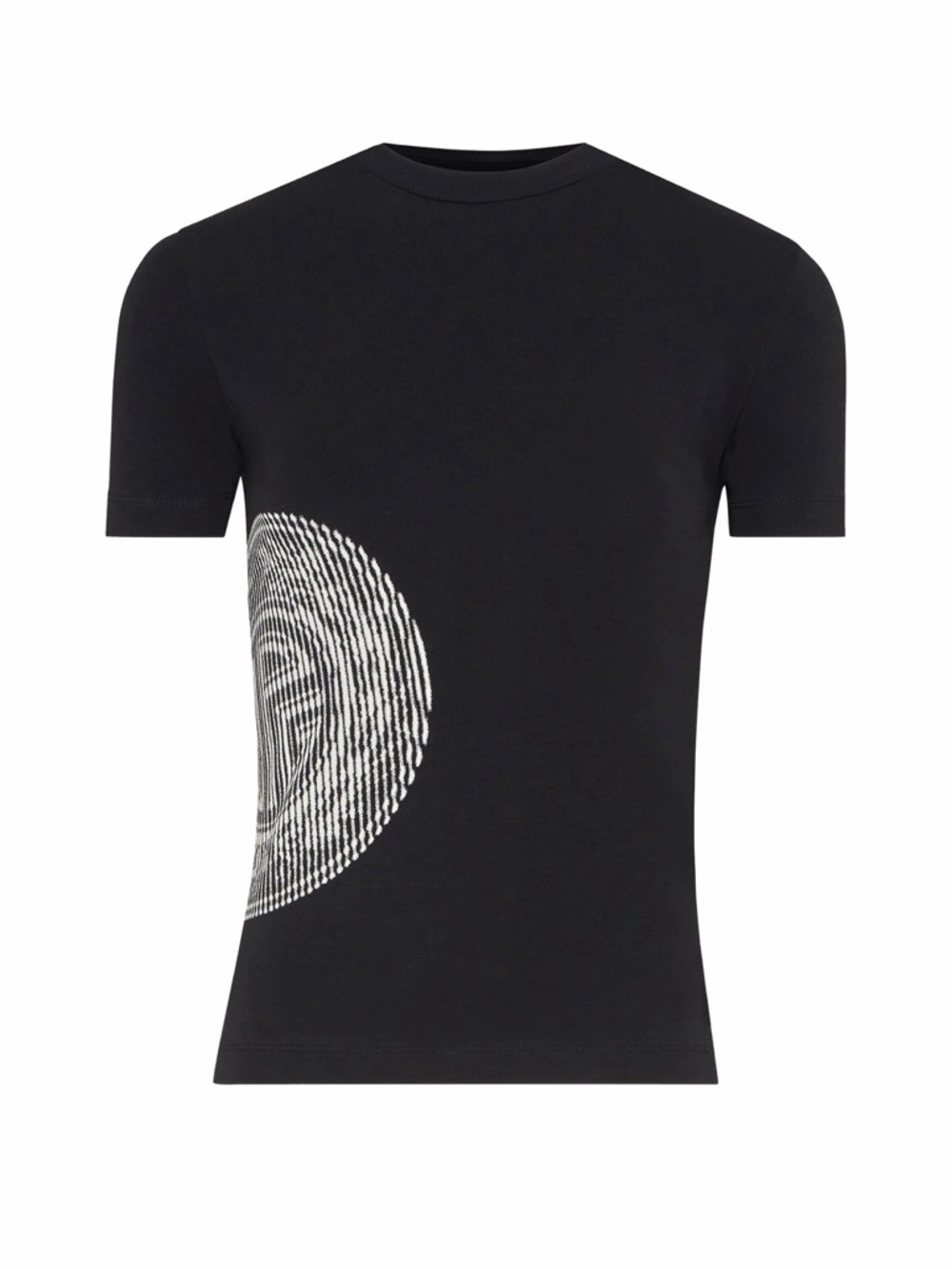 Black Short-Sleeve Graphic Crewneck T-Shirt M EUC